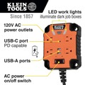 Office Electronics & Batteries | Klein Tools 29601 PowerBox 1 Magnetic Power Strip with Surge Protector image number 4