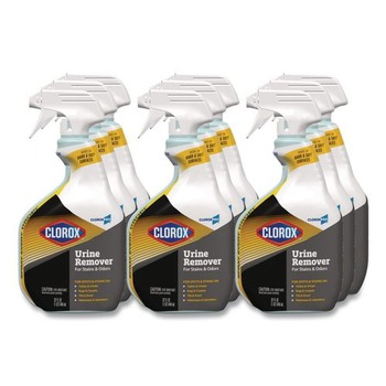 Clorox 32 oz. Spray Bottle CloroxPro Urine Remover for Stains and Odors (9/Carton)