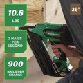 Summer Savings Start Here! Cool Deals on Fans, Tools & Outdoor Equipment | Metabo HPT NR3665DAM 36V Lithium-Ion 2-1/2 in. Cordless Metal Connector Nailer Kit (2.5 Ah) image number 11