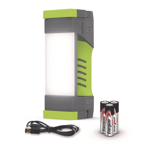 Office Jansan | Energizer ENYPWL31 Rechargeable Lithium-Ion Pro Series Work Light with 3 AA Batteries - Gray/Green image number 0