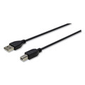 Office Electronics & Batteries | Innovera IVR30005 10 ft. USB Cable - Black image number 0