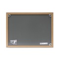 Office Jansan | Universal 43602-UNV 24 in. x 18 in. Cork Board with Oak Style Frame - Tan Surface image number 0
