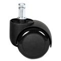 Office Jansan | Alera ALECASTERST2 2 in. B Stem Dual Wheel Hooded Casters - Black (5/Set) image number 0
