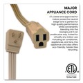 Office Electronics & Batteries | GoGreen Power GG-25603-4 3 ft. 15 Amps Appliance Cords - Beige (4/Pack) image number 2