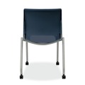Office Furniture & Lighting | HON HMG1.N.S.RE.PLAT Motivate 18 in. Seat Height Four-Leg Stacking Chair Up to 300 lbs - Regatta Seat and Back/Platinum Base (2/Carton) image number 1