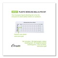Outdoor Games | Champion Sports BPSET Plastic/Rubber Bowling Set - White (1 Set) image number 5