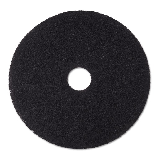 Cleaning & Janitorial Supplies | 3M 7200-20 20 in. Low-Speed Stripper Floor Pads - Black (5/Carton) image number 0