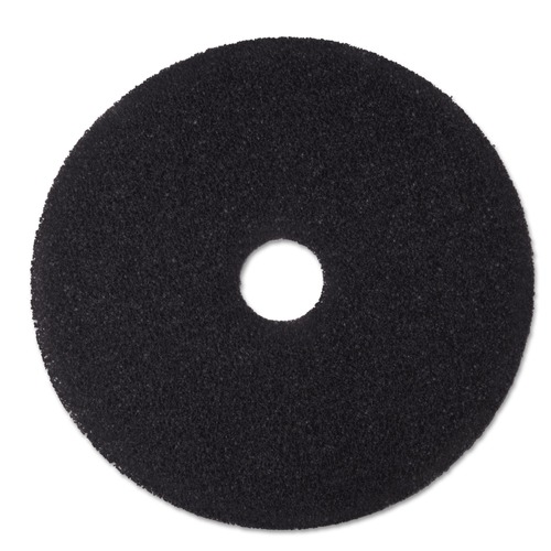 Cleaning & Janitorial Supplies | 3M 7200-20 20 in. Low-Speed Stripper Floor Pads - Black (5/Carton) image number 0