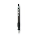 Office Jansan | BIC VLG11 BLK Velocity Easy Glide 1 mm Medium Ballpoint Pen - Black Ink/Translucent Black Barrel (1-Dozen) image number 1