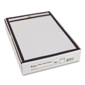 Sheet Protectors | C-Line 46058 Super Heavy-Duty Top Load 5 in. x 8 in. Insert Stitched Shop Ticket Holders - Clear Front, Black Border (25/Box) image number 0
