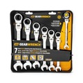 Combination Wrenches | GearWrench 9900D 7-Piece Metric Flex Head Combination Ratcheting Wrench Set image number 0