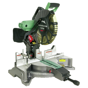 Metabo HPT C12FDHS 15 Amp Dual Bevel 12 in. Corded Miter Saw with Laser Guide