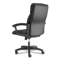 Office Desks & Workstations | HON HVL151.SB11 Metro Classic Series 48 in. x 30 in. x 29.5 in. Mahogany/Charcoal Right Pedestal Desk with HVL151 Executive High-Back Black Leather Chair Bundle image number 7