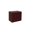 Office Jansan | Alera ALEVA513622MY Valencia Series 34 in. x 22.75 in. x 29.5 in. Legal/Letter-Size 2-Drawer Lateral File - Mahogany image number 0