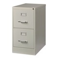 Office Filing Cabinets & Shelves | Alera 26135 15 in. x 25 in. x 28.38 in. Letter-Size 2-Drawer Economy Vertical File - Light Gray image number 2