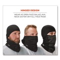 Masks | Ergodyne 16823 N-Ferno 6823 One Size Fits Most Fleece Hinged Balaclava Face Mask - Black image number 5