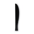 Cutlery | Dixie KM507 Heavy Mediumweight Plastic Knives - Black (100/Box) image number 3