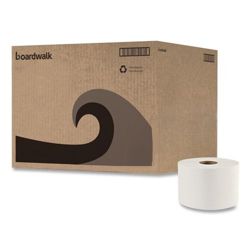 Toilet Paper | Boardwalk BWK45XTRA 2-Ply OptiCore Green Xtra Septic Safe Controlled Bath Tissue - White (36/Carton) image number 0
