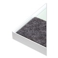 White Boards | U Brands 3196U00-01 23 in. x 17 in. Monthly View 3-N-1 Magnetic Glass Dry Erase Combo Board - White Aluminum image number 1