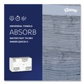 Cleaning & Janitorial Supplies | Kleenex 1890 9.2 in. x 9.4 in. 1-Ply Multi-Fold Paper Towels - White (2400/Carton) image number 3