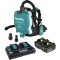 Dust Collectors | Factory Reconditioned Makita XCV10PTX-R 36V (18V X2) LXT Brushless Lithium-Ion 1/2 Gallon Cordless HEPA Filter Backpack AWS Dry Dust Extractor Kit with 2 Batteries (5 Ah) image number 0