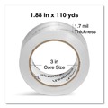Office Jansan | Universal UNV66100 3 in. Core 1.88 in. x 109 yds. Deluxe General-Purpose Acrylic Box Sealing Tape - Clear (12/Pack) image number 2