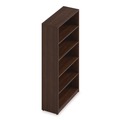 Office Filing Cabinets & Shelves | Alera AE1NNN-B366514 HRG 36 in. x 14 in. x 65 in. 5-Shelf Seville Bookcase - Mahogany image number 4