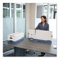 Office Jansan | Bankers Box 0002501 12.25 in. x 16 in. x 11 in. Letter/Legal Files Medium-Duty Strength Storage Boxes - White/Blue (4/Carton) image number 2