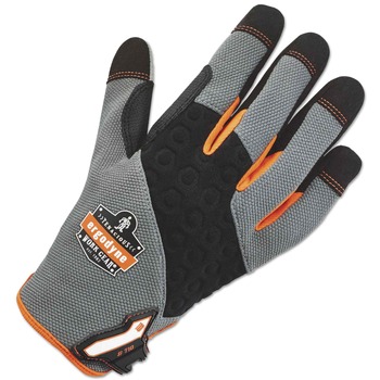 Ergodyne ProFlex 710 Heavy-Duty Utility Gloves - Extra Large, Gray (1-Pair)