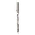  | uni-ball 60126 VISION Fine 0.7 mm Black Ink Roller Ball Pen Stick - Silver/Black/Clear Barrel (1 Dozen) image number 1