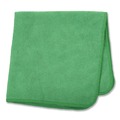 Cleaning Cloths | Rubbermaid Commercial 1820582 16 in. x 16 in. Microfiber Cleaning Cloths - Green (24/Pack) image number 2