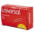 Office Jansan | Universal A7072210A #1 Smooth Paper Clips - Silver (100/Box) image number 2