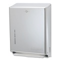 Paper Towel Holders | San Jamar T1900SS 11.38 in. x 4 in. x 14.75 in. C-Fold/MultiFold Towel Dispenser - Stainless Steel image number 3
