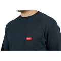 Shirts | Milwaukee 602 Heavy Duty Long Sleeve Pocket Tee Shirt image number 3