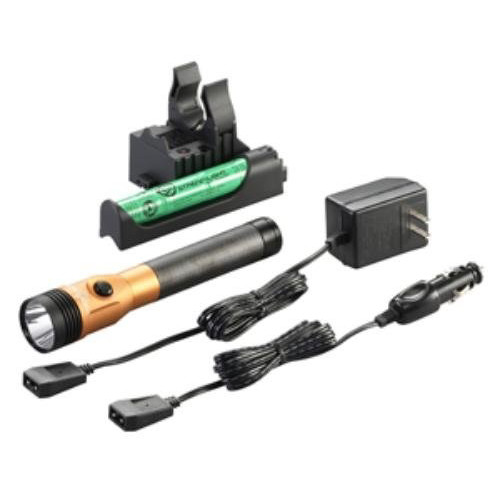 Flashlights | Streamlight 75480 Stinger LED HL Rechargeable Flashlight with PiggyBack Charger (Orange) image number 0