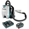 Backpack Vacuums | Makita GCV05T1X 40V max XGT Brushless Lithium-Ion 2-Quart Cordless Dry Backpack Vacuum Kit (5 Ah) image number 0