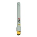 Safety Equipment | Rubbermaid Commercial FG9S0000YEL 3-Sided Fabric 21 in. x 21 in. x 20 in. Multilingual "Caution" Pop-Up Safety Cone - Yellow image number 1