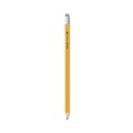 Office Jansan | Universal UNV55401 HB #2 Pre-Sharpened Woodcase Pencil - Black Lead, Yellow Barrel (24/Pack) image number 2