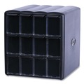 Breakroom Supplies | FLAVIA 25200002 15.2 in. x 17.2 in. x 16.3 in. 12-Compartments Four Column Merchandiser - Black image number 0