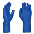 Disposable Gloves | Ammex GPLHD84100 11.6 in. Long 13 mil Powder-Free Latex Exam Gloves - Medium/Blue (500/Carton) image number 1