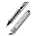  | uni-ball 60126 VISION Fine 0.7 mm Black Ink Roller Ball Pen Stick - Silver/Black/Clear Barrel (1 Dozen) image number 4