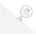 Office Jansan | Avery 01401 Avery Style Legal 26-Tab Side Tab A Preprinted Exhibit 11 in. x 8.5 in. Index Dividers - White (25/Pack) image number 4