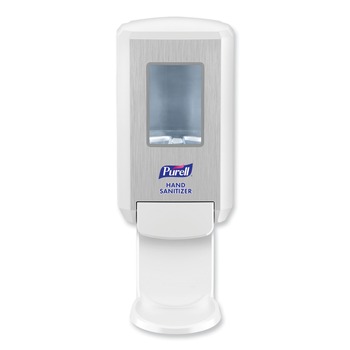 PURELL 5121-01 6.12 in. x 4.48 in. x 10.81 in. 1200 mL CS4 Hand Sanitizer Dispenser - White (1/Carton)