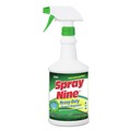 Cleaning & Janitorial Supplies | Spray Nine 26832 32 oz. Trigger Spray Bottle Heavy Duty Cleaner/Degreaser/Disinfectant - Citrus Scent image number 0