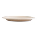 Food Service | Boardwalk BWKPLATE9NPFA 9 in. Diameter Bagasse PFAS-Free Dinnerware Plate - Tan (500/Carton) image number 7
