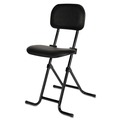 Office Jansan | Alera ALECS612 27.5 in. Seat Height IL Series Height-Adjustable Folding Stool Supports Up to 300 lbs. - Black image number 0