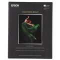  | Epson S042307 8.5 in. x 11 in. 21 mil Cold Press Bright Fine Art Paper - Textured Matte White image number 0