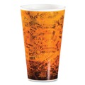 Food Trays, Containers, and Lids | Dart 20U16ESC 20 oz. Fusion Escape Foam Hot/Cold Cups - Brown/Black (500/Carton) image number 0