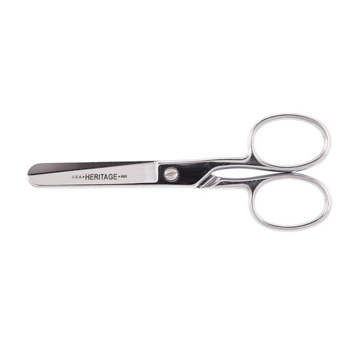 Office Accessories | Klein Tools G46HC 6 in. Safety Scissors with Large Rings image number 0