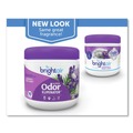 Odor Control | BRIGHT Air 901325 14 oz. Jar Super Odor Eliminator - Lavender and Fresh Linen/Purple image number 4